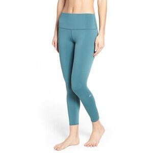 Alo Yoga Teal High-Waist Leggings medium used